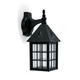 Black Wall Light E27 60W IP44 450mm Made in Italy Black Wall Light E27 60W IP44 450mm Made in Italy